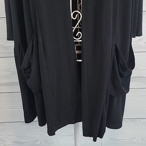 Emma's Closet lightweight casual cardigan in black Size M - Picture 3 of 11